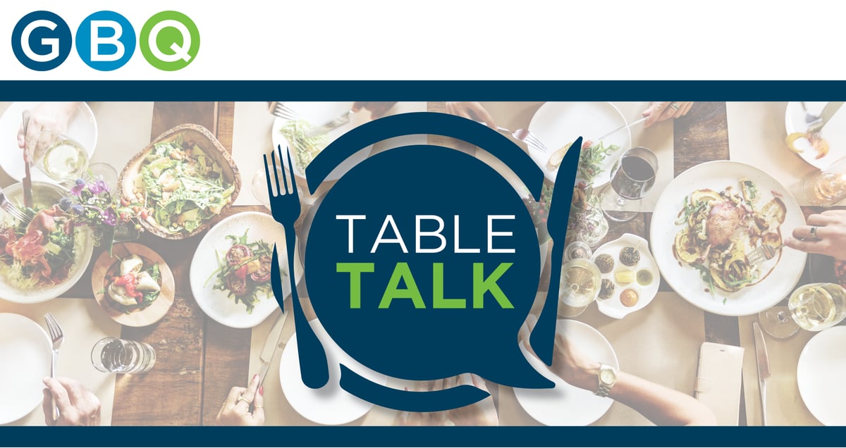 restaurant headers - table talk